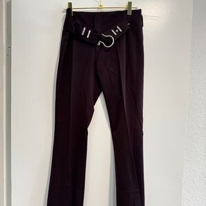 Vertigo Paris Women's Dark Purple Trousers